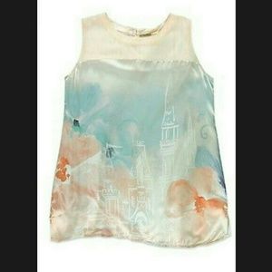 Kingdom Couture 100% Silk Fantasyland Tank